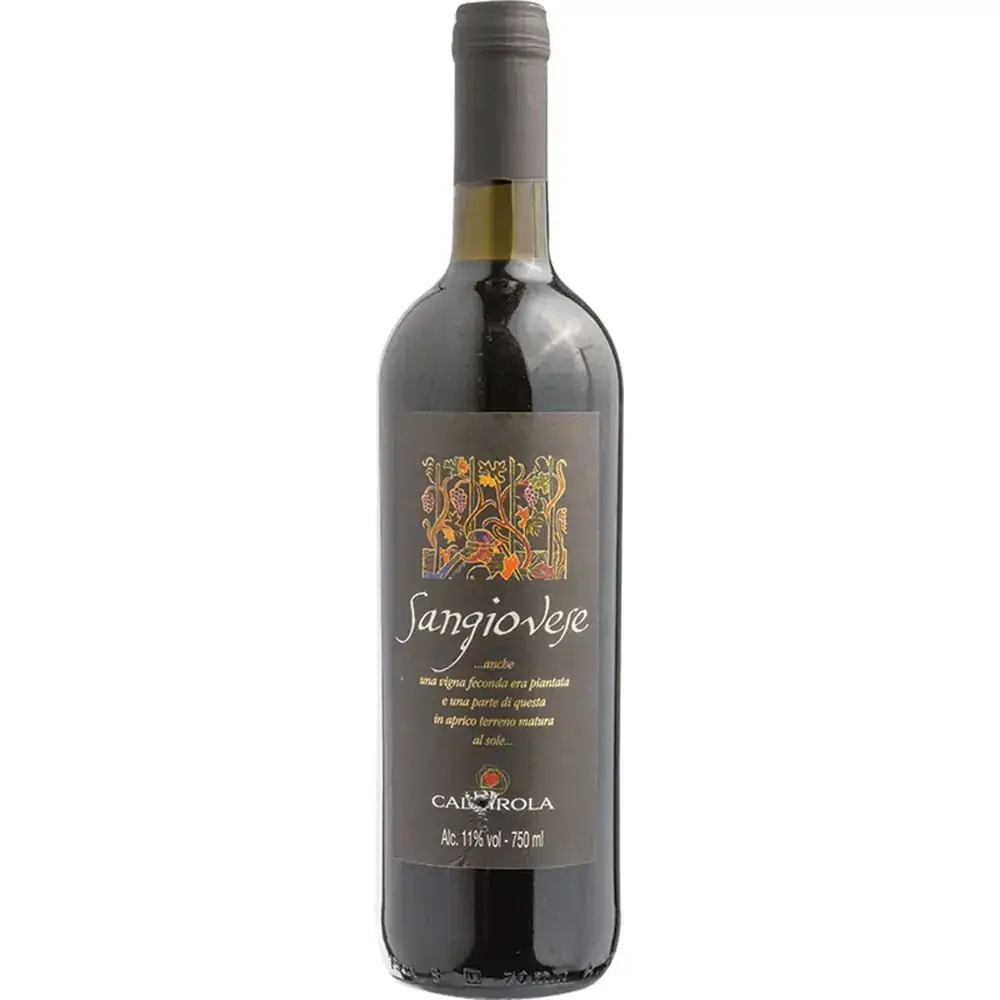 Vinho Italiano Tinto Meio Seco La Cacciatora Sangiovese Puglia Garrafa 750ml