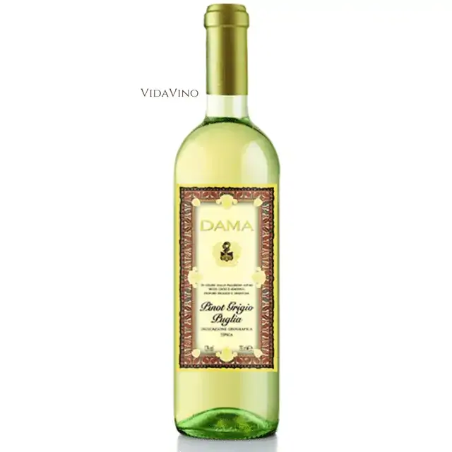 Vinho Dama Pinot Grigio Puglia Igt 12/750ml