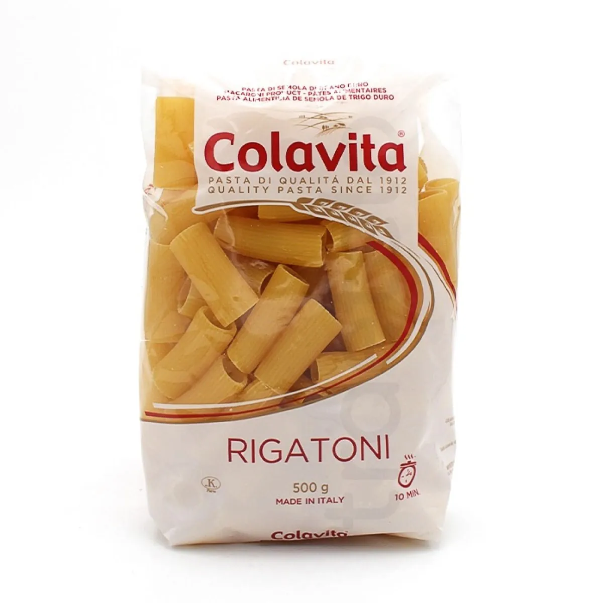 Macarrão Grano Duro Rigatoni Colavita 500 g