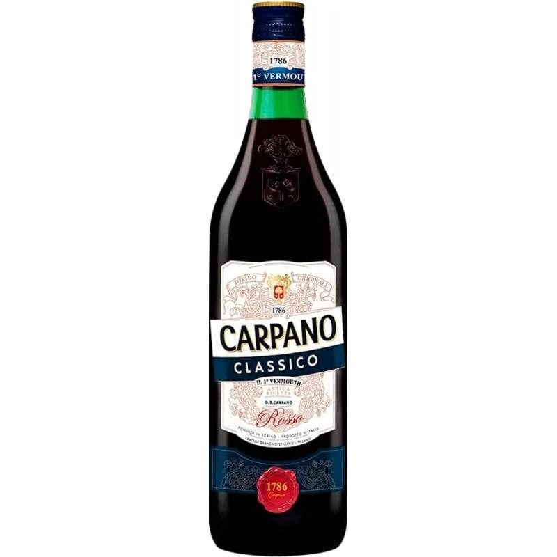 Vermute Rosso Carpano Clássico Garrafa 1l
