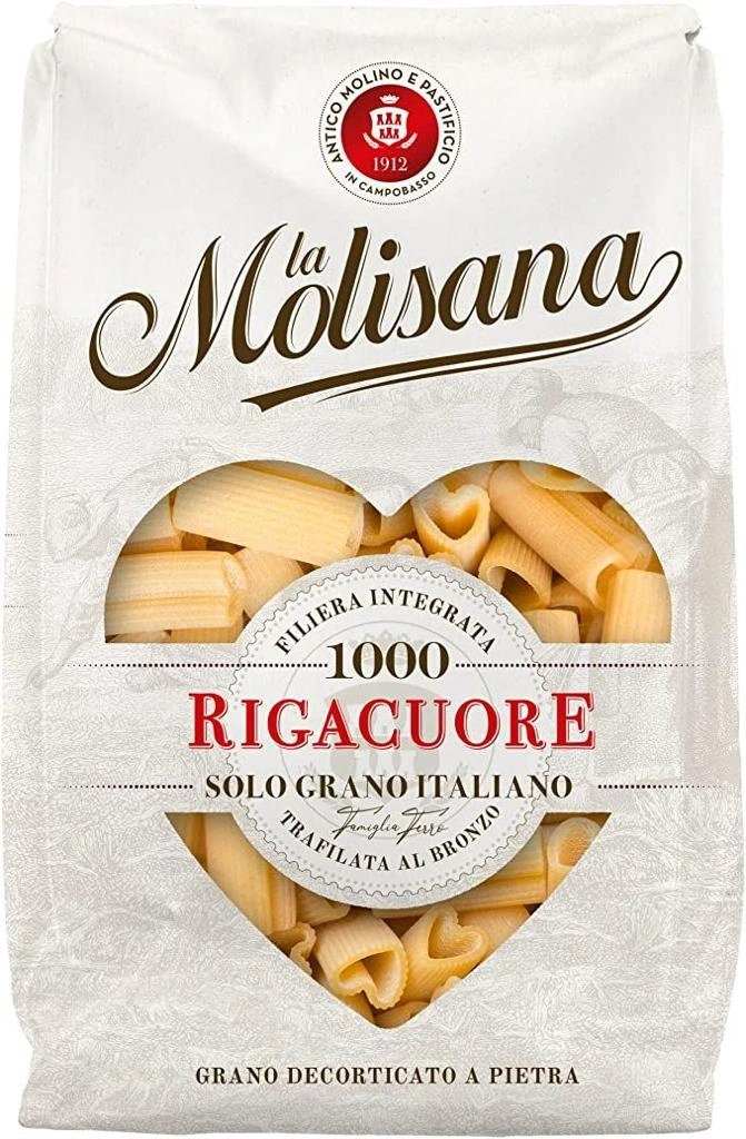 Macarrão Grano Italiano Rigacuore 1000 La Molisana Pacote 500g