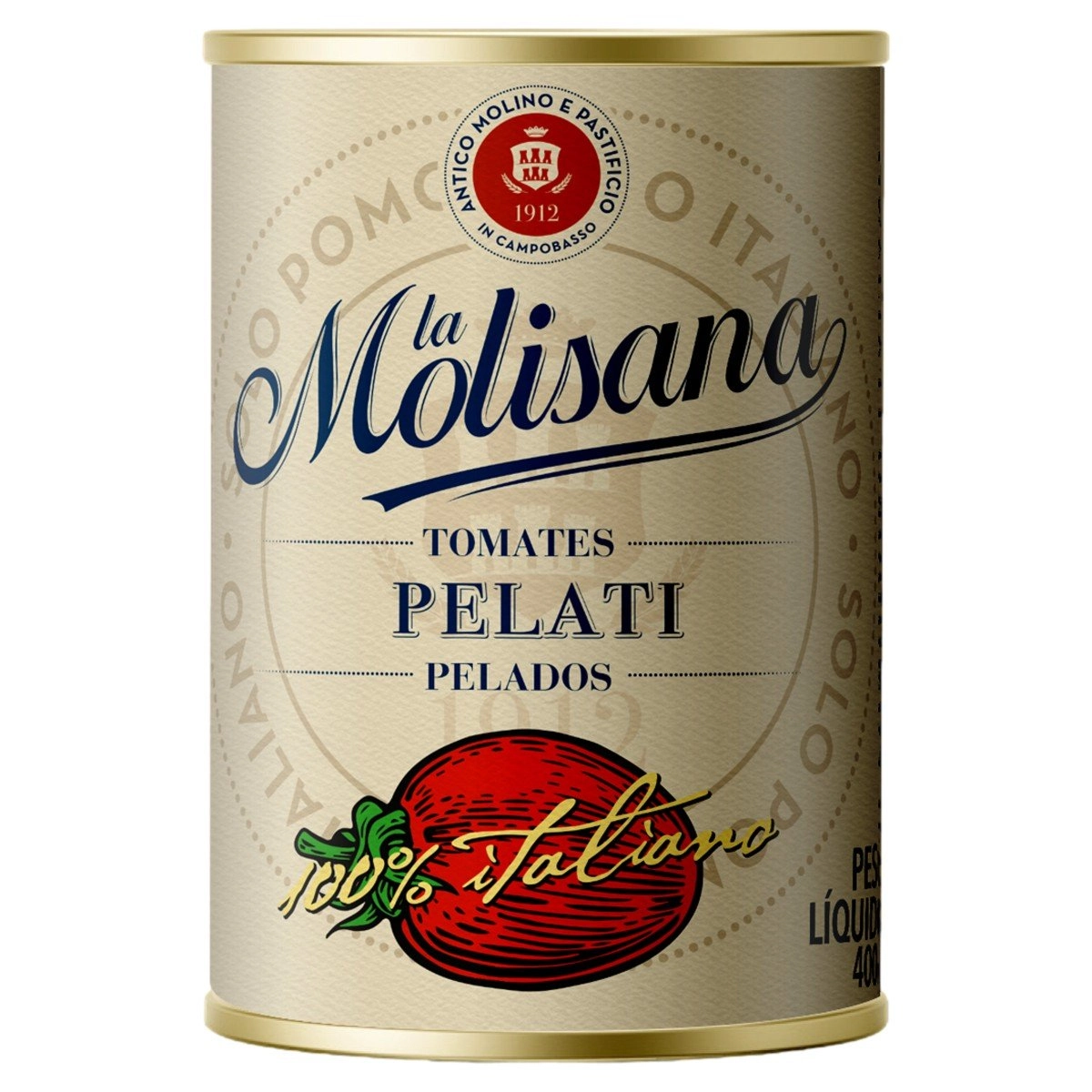 Tomate Pelado La Molisana Lata 400g
