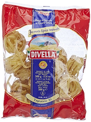 Macarrão De Sêmola Grano Duro Tagliatelle 91 Divella Pacote 500g