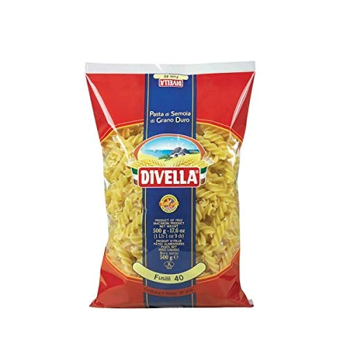 Macarrão De Sêmola Grano Duro Fusilli 40 Divella Pacote 1kg