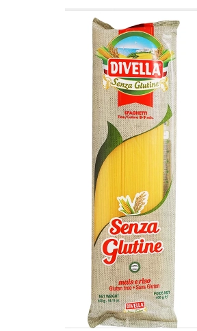 Macarrão De Arroz E Milho Spaghetti Divella Pacote 400g