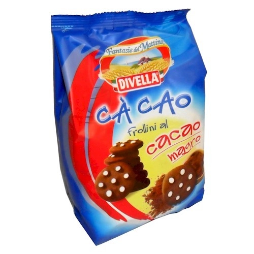Biscoito Divella Cacau Magro 400g