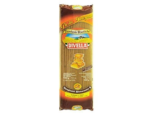 Macarrão Grano Duro Integral Spaghetti Ristorante 8 Divella Pacote 500g