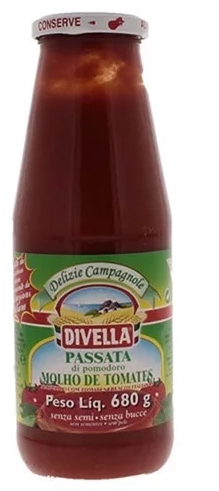 Molho De Tomate Passata Divella Vidro 680g