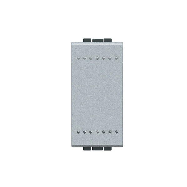 Módulo de Interruptor Simples 16A 250V Aluminio LivingLight Bticino