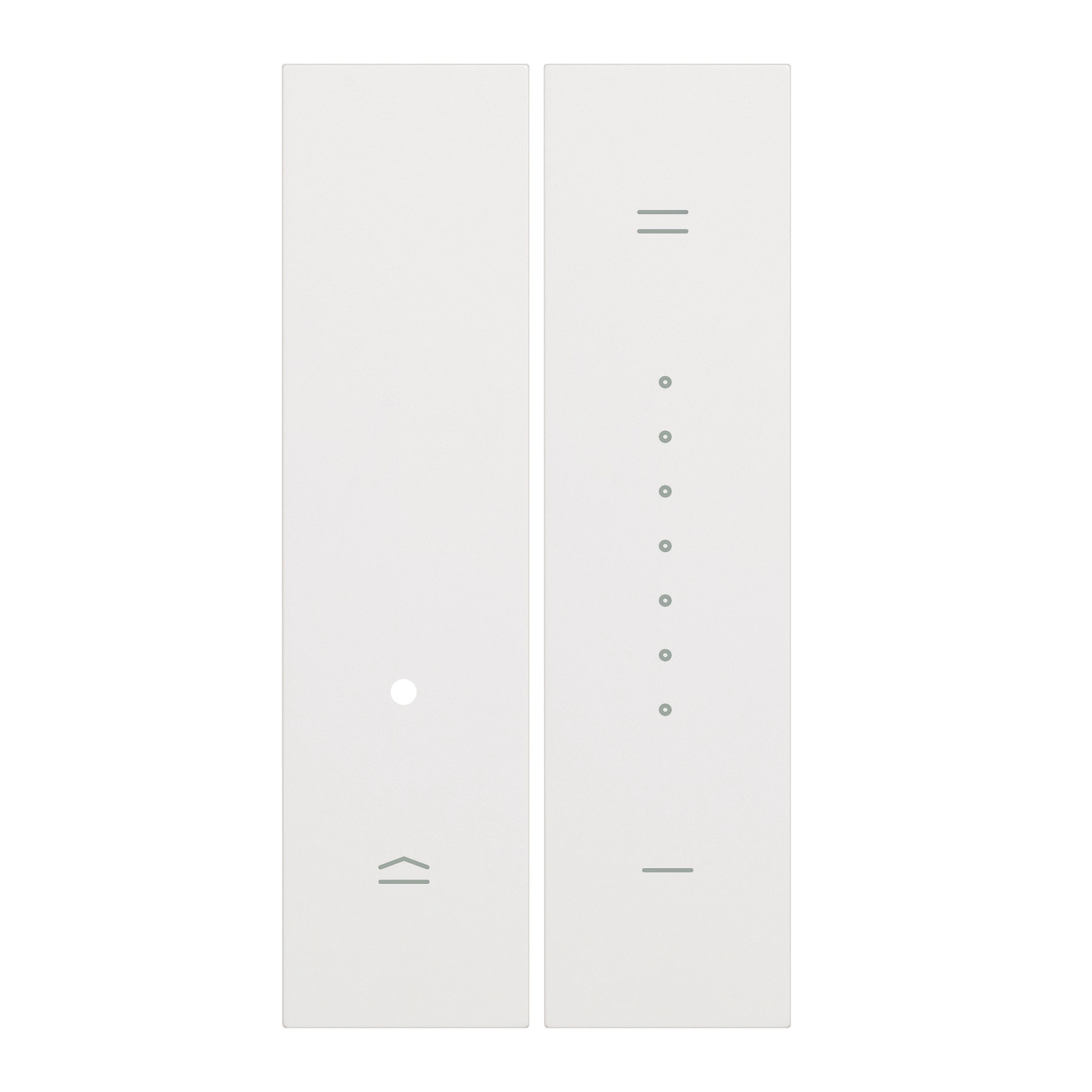 Tampa para Dimmer 2 Módulos White Living Now Bticino