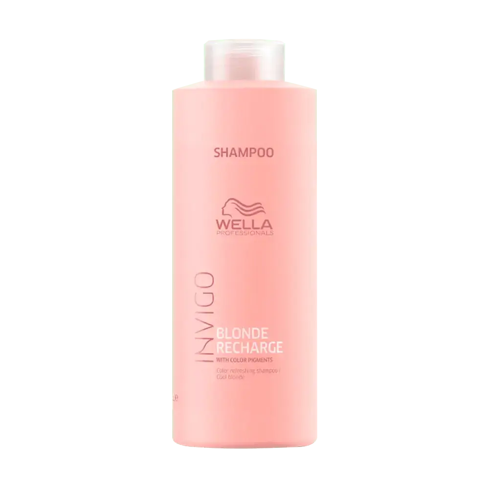 Wella Professionals Invigo Blonde Recharge - Shampoo Desamarelador 1000ml