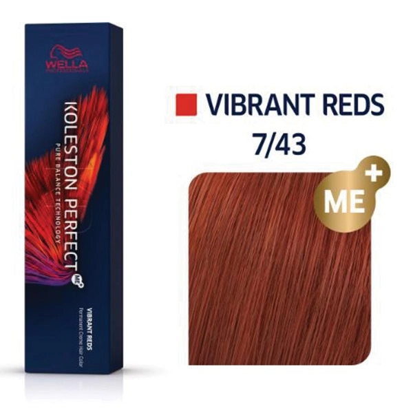 Coloracao Individual Permanente Wella Koleston Perfect 7/43 60g