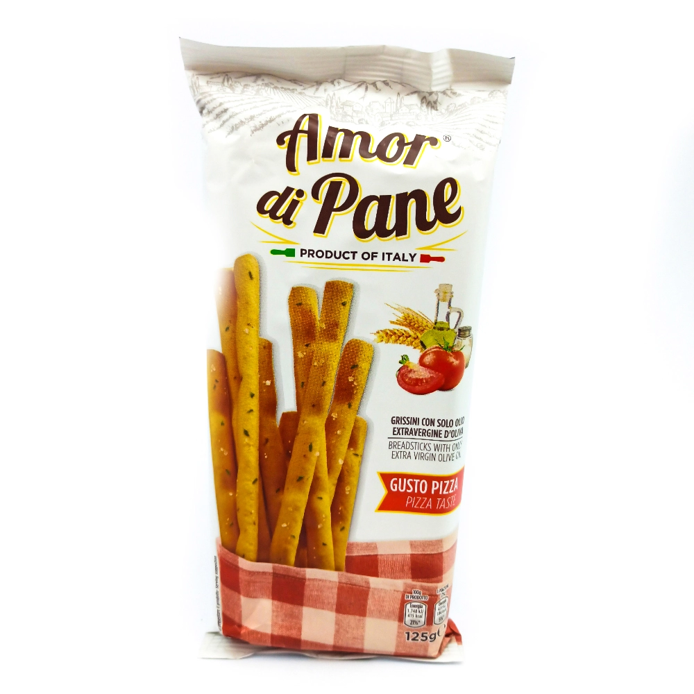 Biscoito Grissini Pizza Amor Di Pane Pacote 125g
