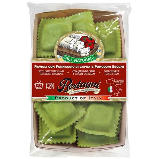 Ravioli Bertagni Queijo Cabra E Tomate Seco Ba 250 G