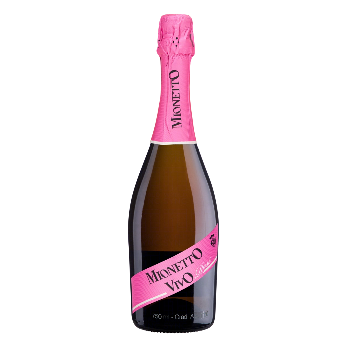 Espumante Italiano Rosé Seco Mionetto Vivo Cabernet Sauvignon Merlot Raboso Garrafa 750ml