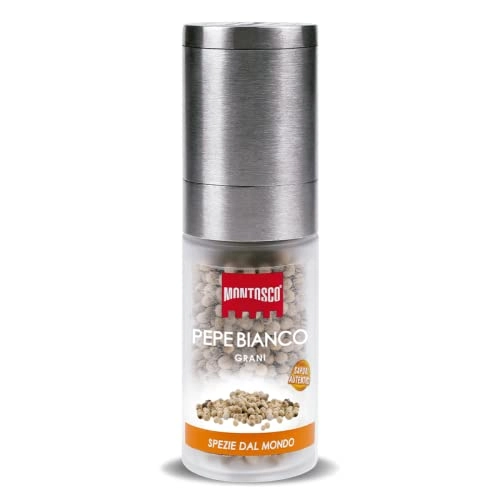 Pimenta Branca Com Moedor De Cerâmica Montosco Vidro 48g