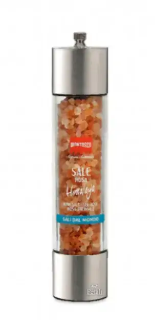 Sal Rosa Do Himalaia Com Moedor Montosco Vidro 270g