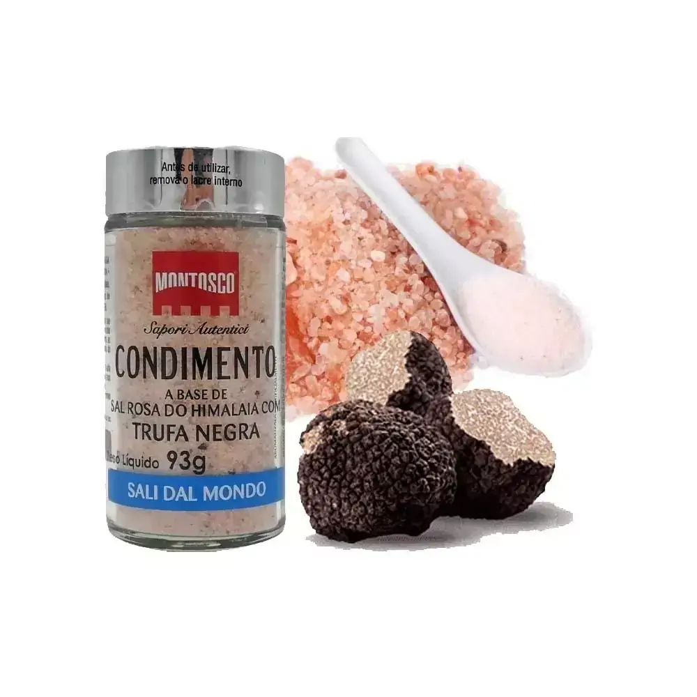 Sal do Himalaya com Trufa Italiano Montosco Sal Trufado 93 g