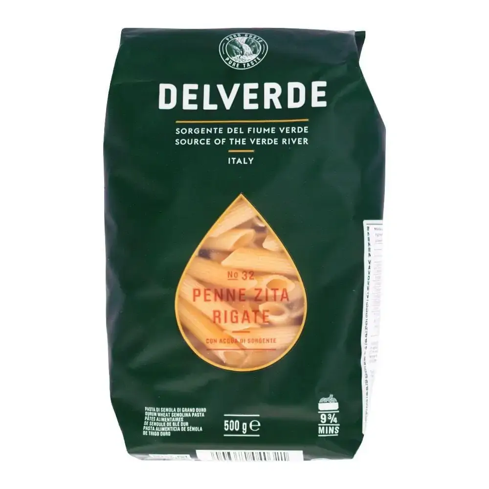 Mac Delverde 500g Penne Zita Rigate In Bronzo