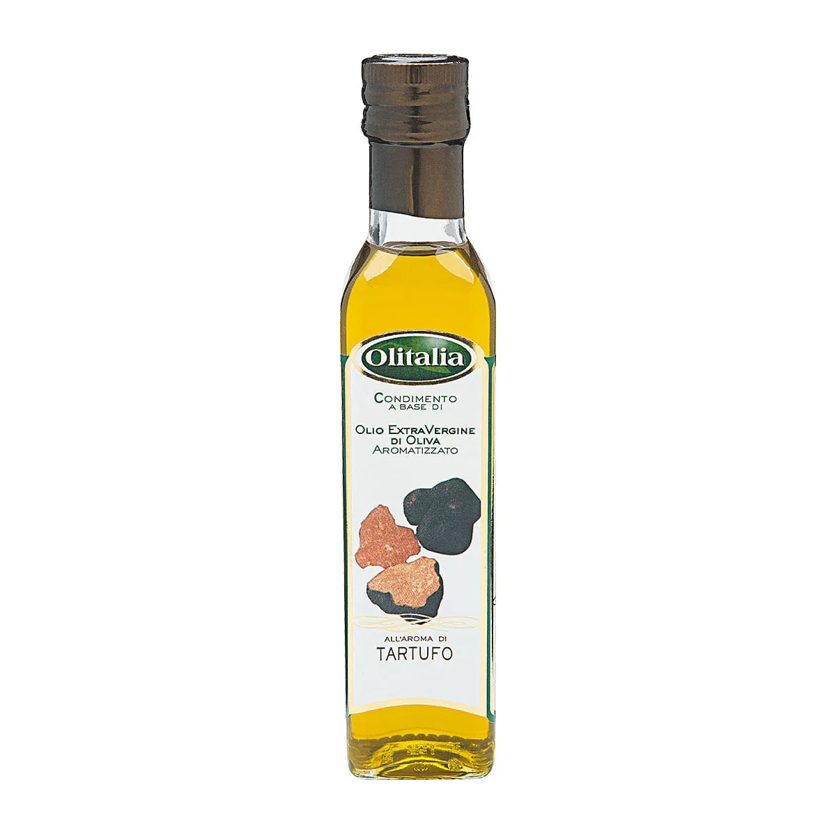 Azeite De Oliva Extra Virgem Trufa Italiano Olitalia Vidro 250ml