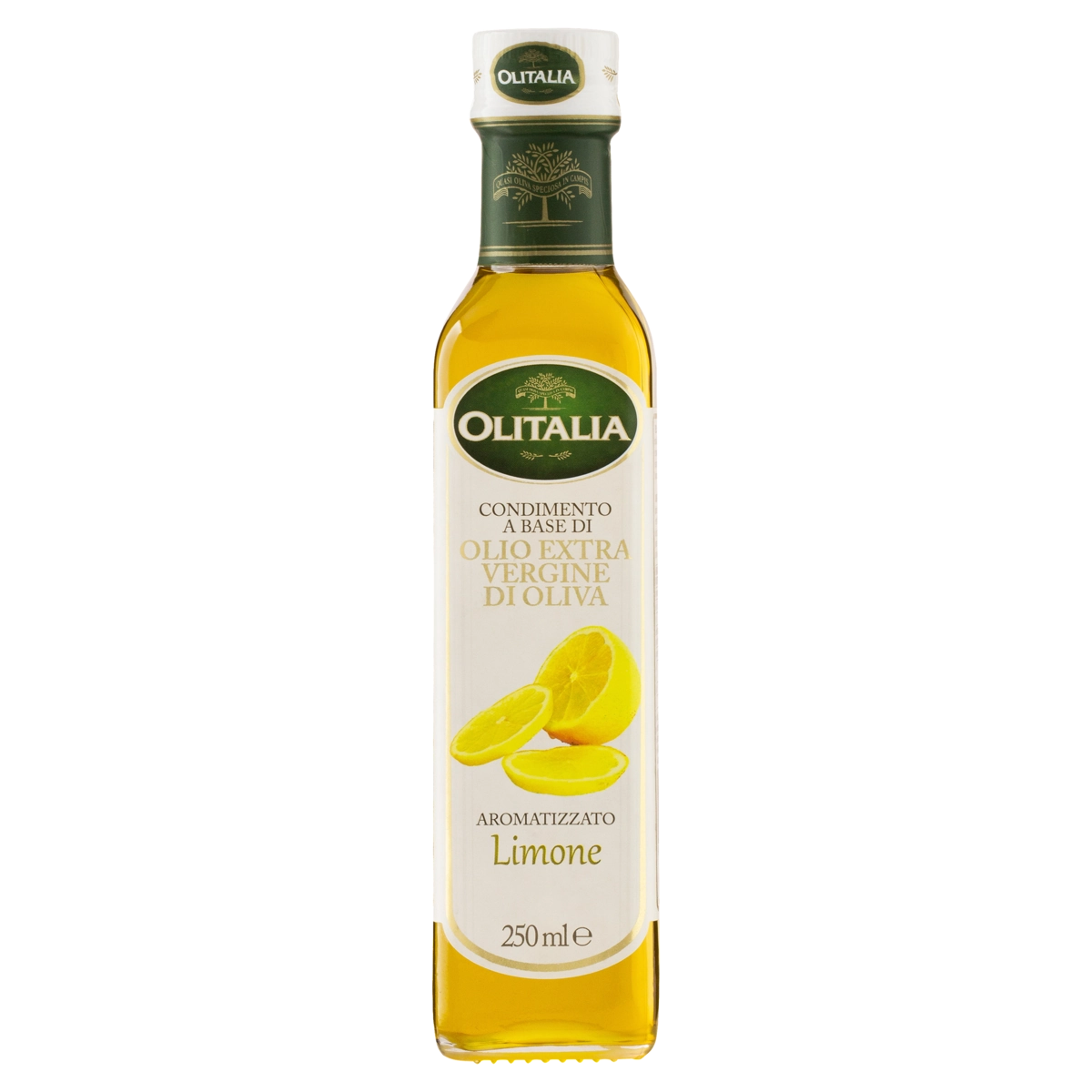 Condimento De Azeite De Oliva Com Limão Olitalia Vidro 250ml