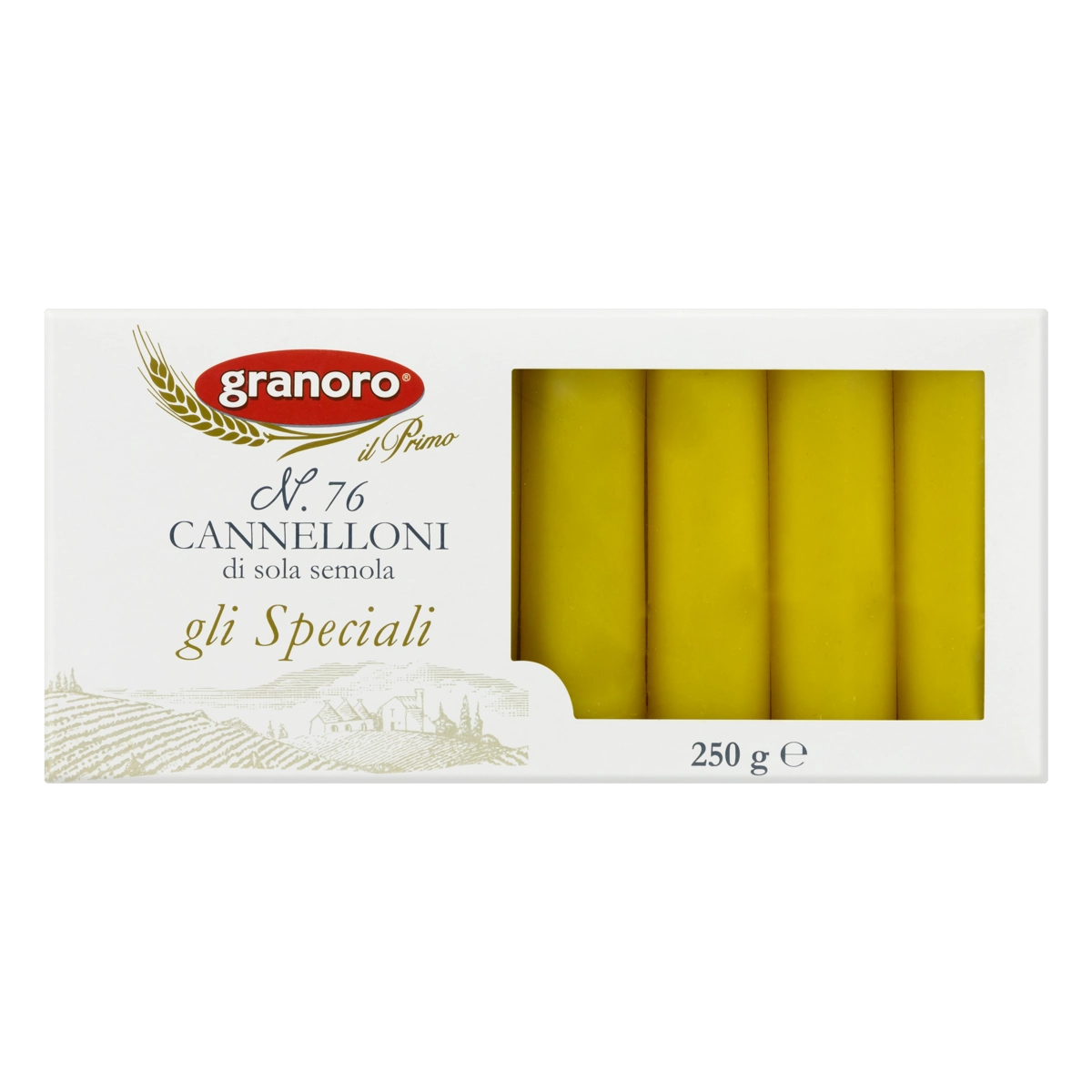 Macarrão De Sêmola Grano Duro Canneloni 76 Granoro Caixa 250g