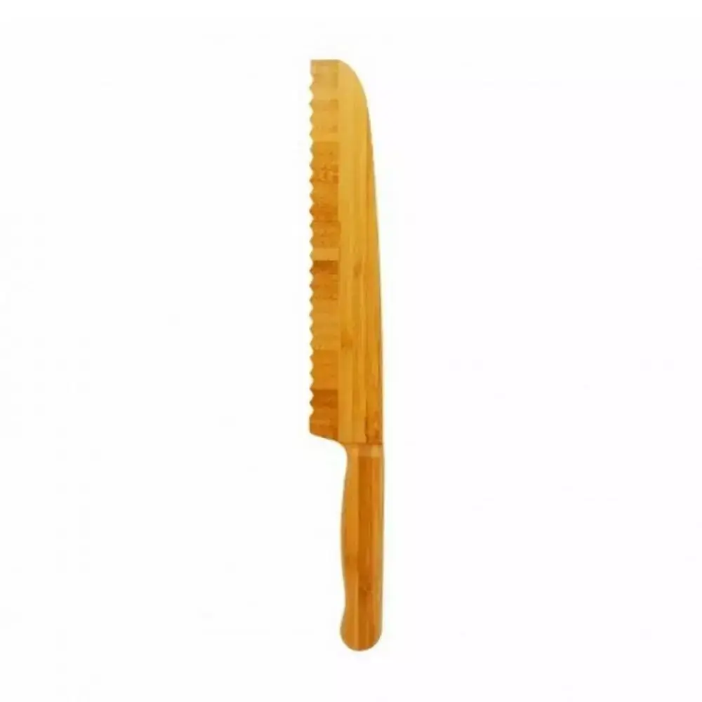 Faca para Pão em Bambu 32cm i Genietti