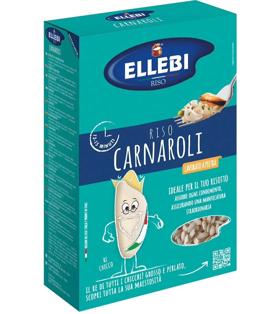 Arroz Riso Ellebi Superfino Carnaroli 1kg