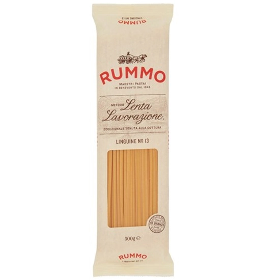 Macarrão De Sêmola De Trigo Grano Duro Linguine 13 Rummo Lenta Lavorazione Pacote 500g