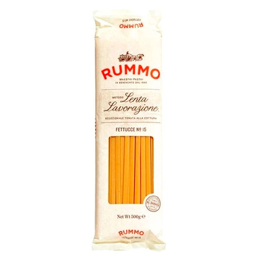 Macarrão De Sêmola De Trigo Grano Duro Fettucce 15 Rummo Lenta Lavorazione Pacote 500g