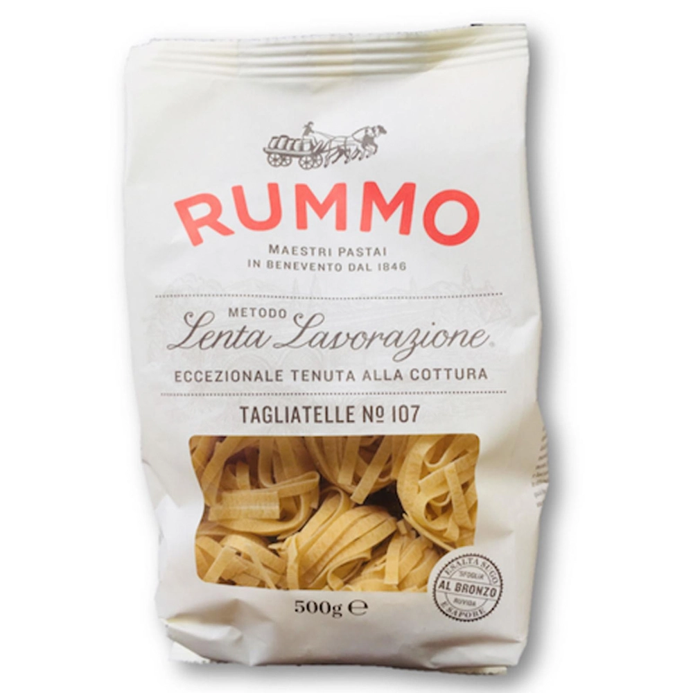 Macarrão De Sêmola De Trigo Grano Duro Tagliatelle 107 Rummo Lenta Lavorazione Pacote 500g