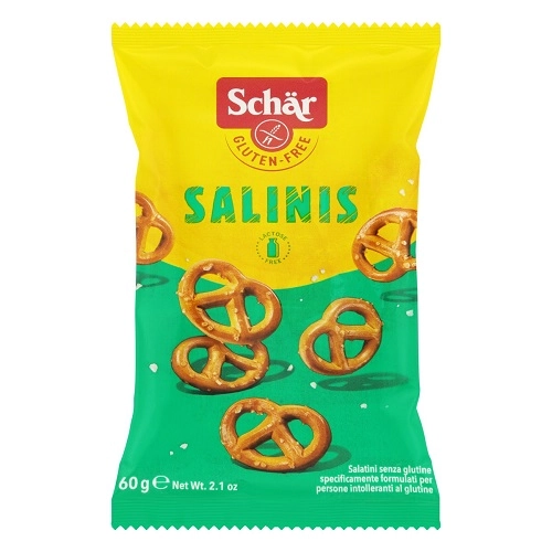 Biscoito Minipretzel Salinis Sem Glúten Zero Lactose Schär Pacote 60g