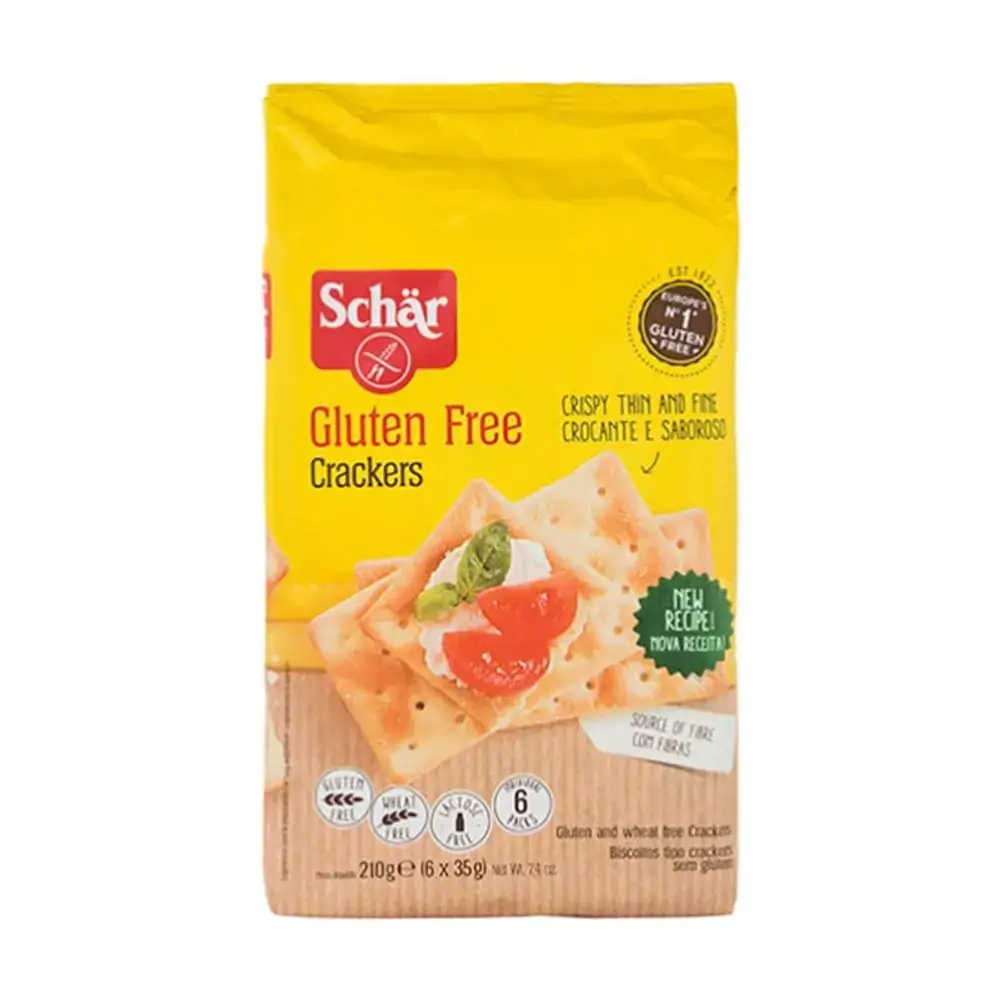Biscoito Cracker sem Glúten Zero Lactose Schär Pacote 210g