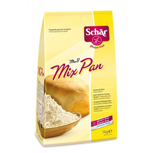 Mistura Para Pão Sem Glúten Zero Lactose Schär Pacote 1kg