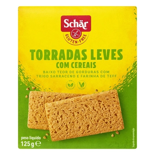 Torrada Com Cereais Sem Glúten Schär Caixa 125g