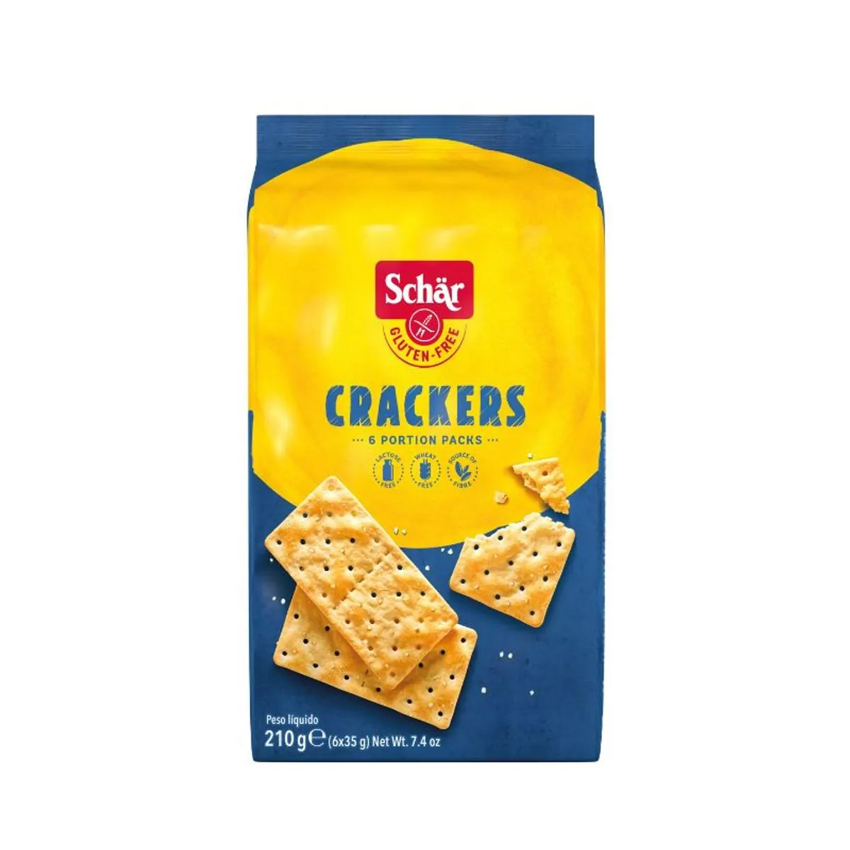 Biscoito Cracker Multigrãos sem Glúten Zero Lactose Schär 210g