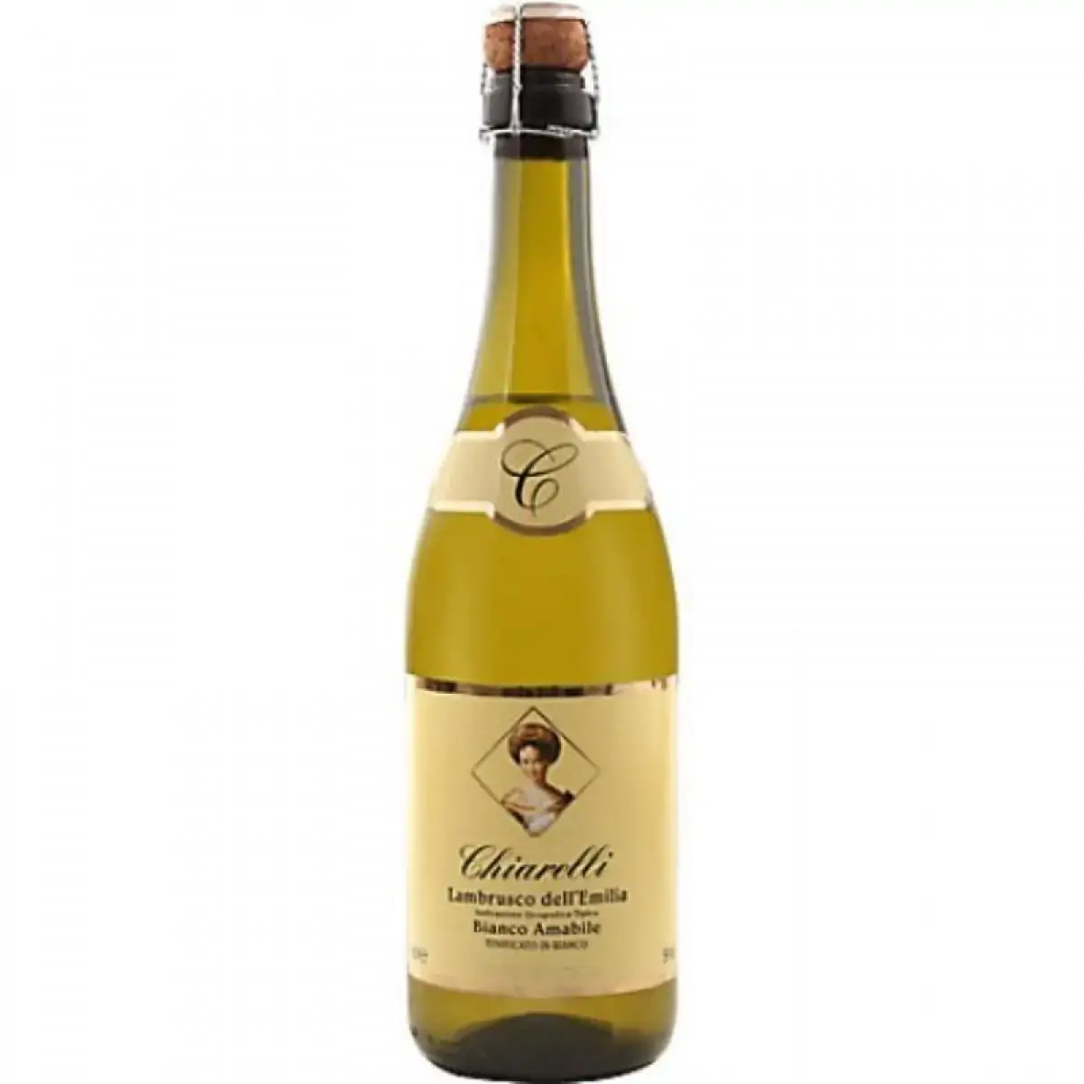 Vinho Lambrusco Chiarelli 750ml Branco Suave