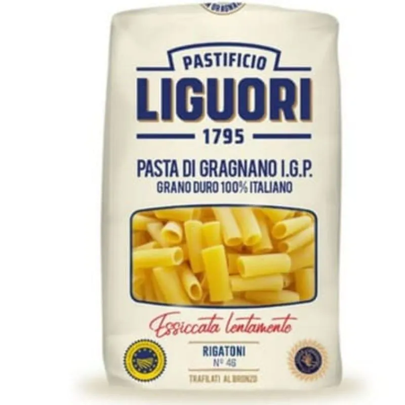 Macarrão Massa Itália Rigatoni n46 Liguori 500g