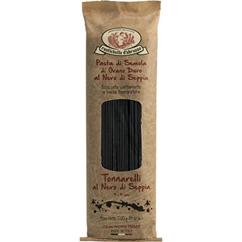 Macarrão Italiano Rustichella Spaghetti Nero Seppia 500 gr