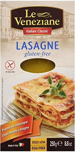 Le Veneziane Gluten Free Lasagne Sheets 250 G 6 Pack