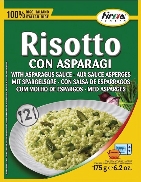 Risoto Firma Itãlia Aspargi Embalagem 175g