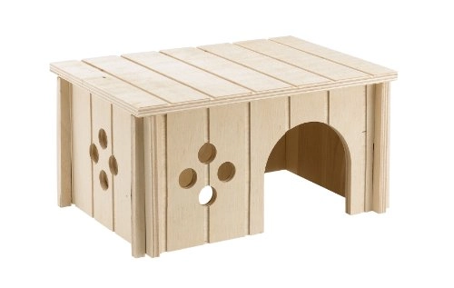 Ferplast Sin 4645 Wooden Guinea Pig House 26x18.5x13.5cm
