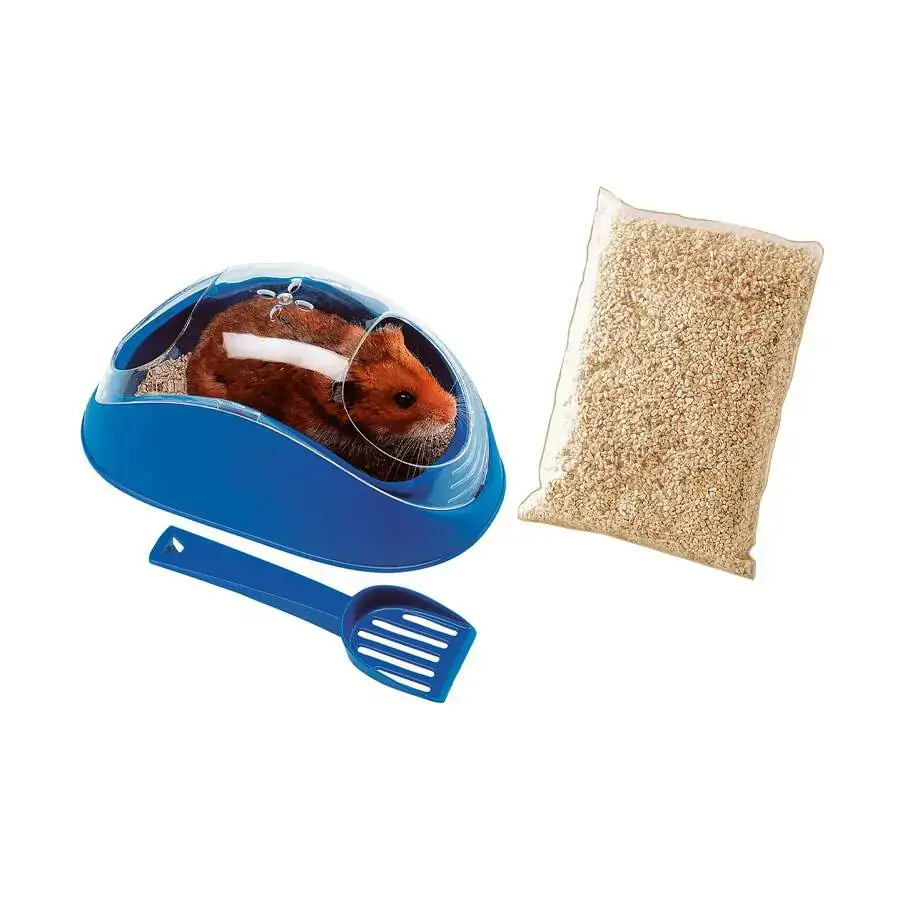 Banheiro Koky Pra Hamster Azul Ferplast 1un