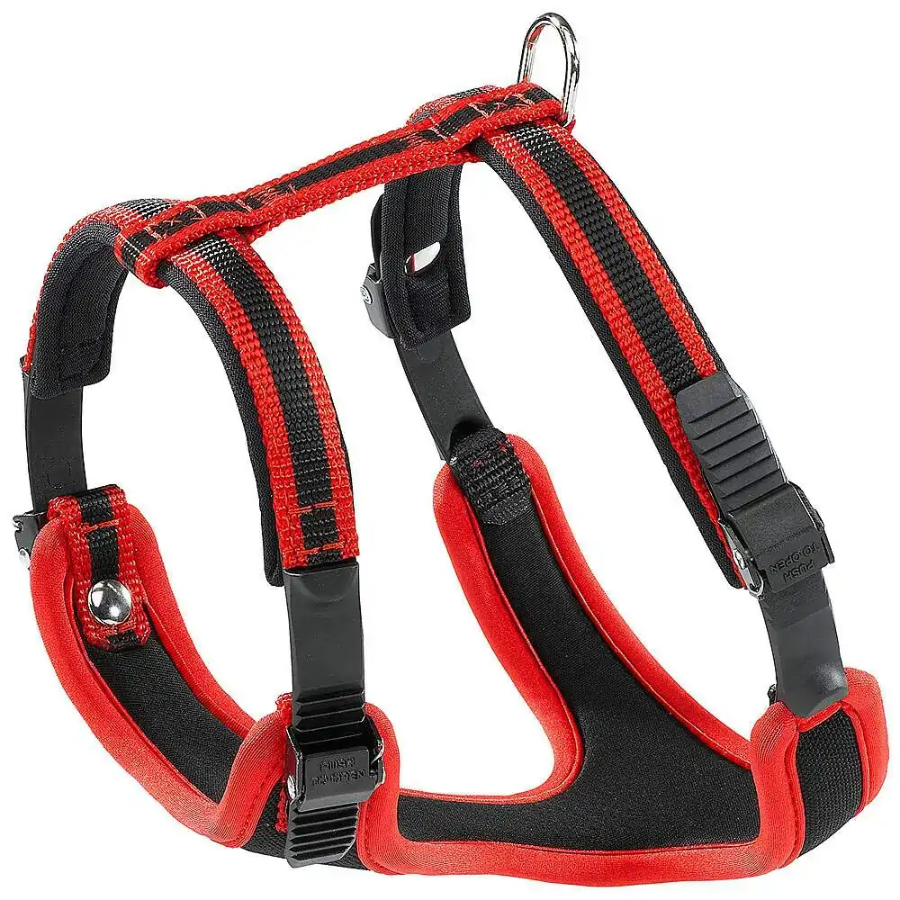 Peitoral Ferplast Para Cães Egocomfort Vermelho