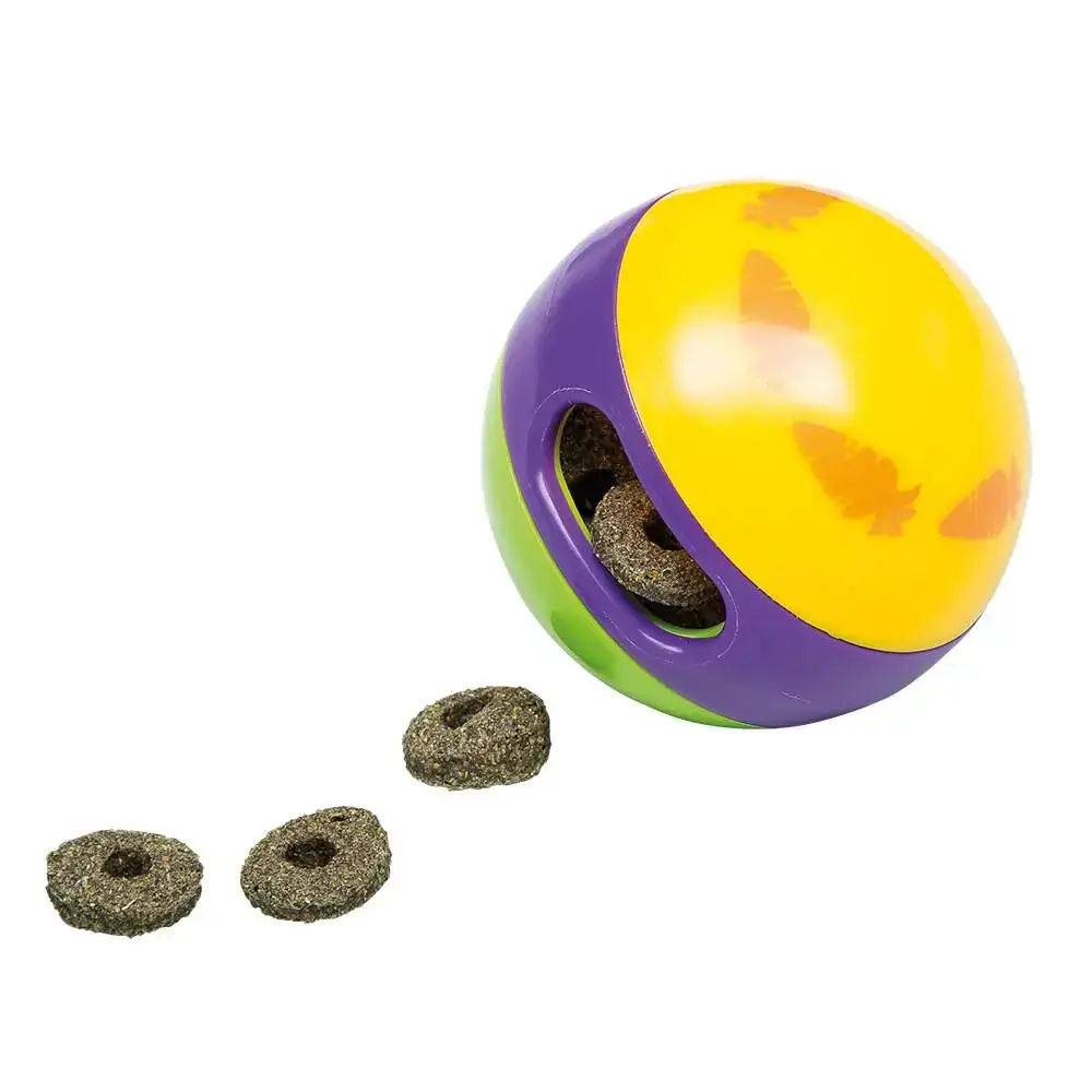 Brinquedo Ferplast Para Roedores Bola Dispenser De Alimento
