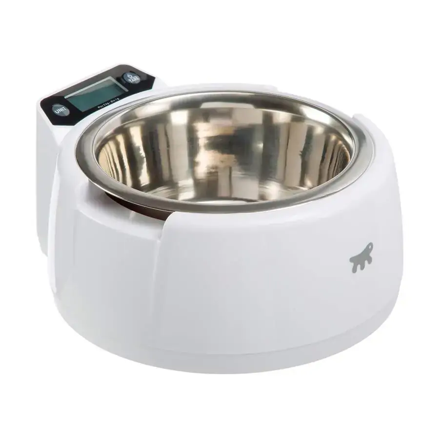 Tigela Para Cães E Gatos Com Balança Digital Integrada Optima