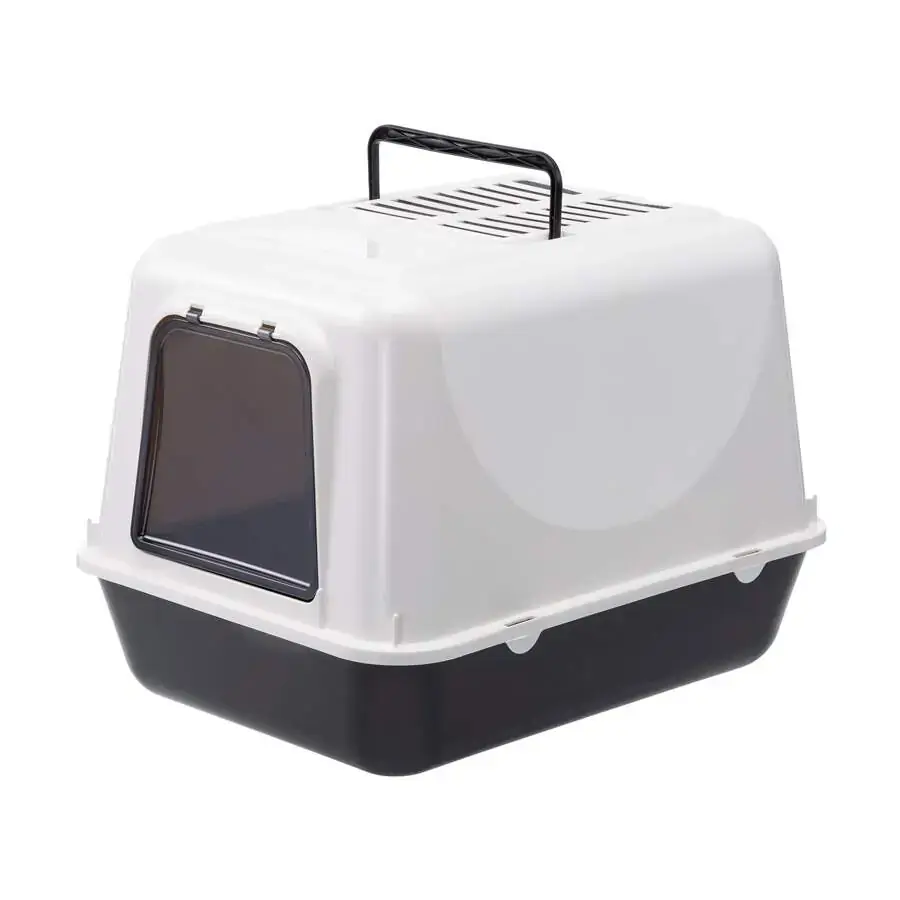 Banheiro Clear Cat 20 Para Gatos Preto