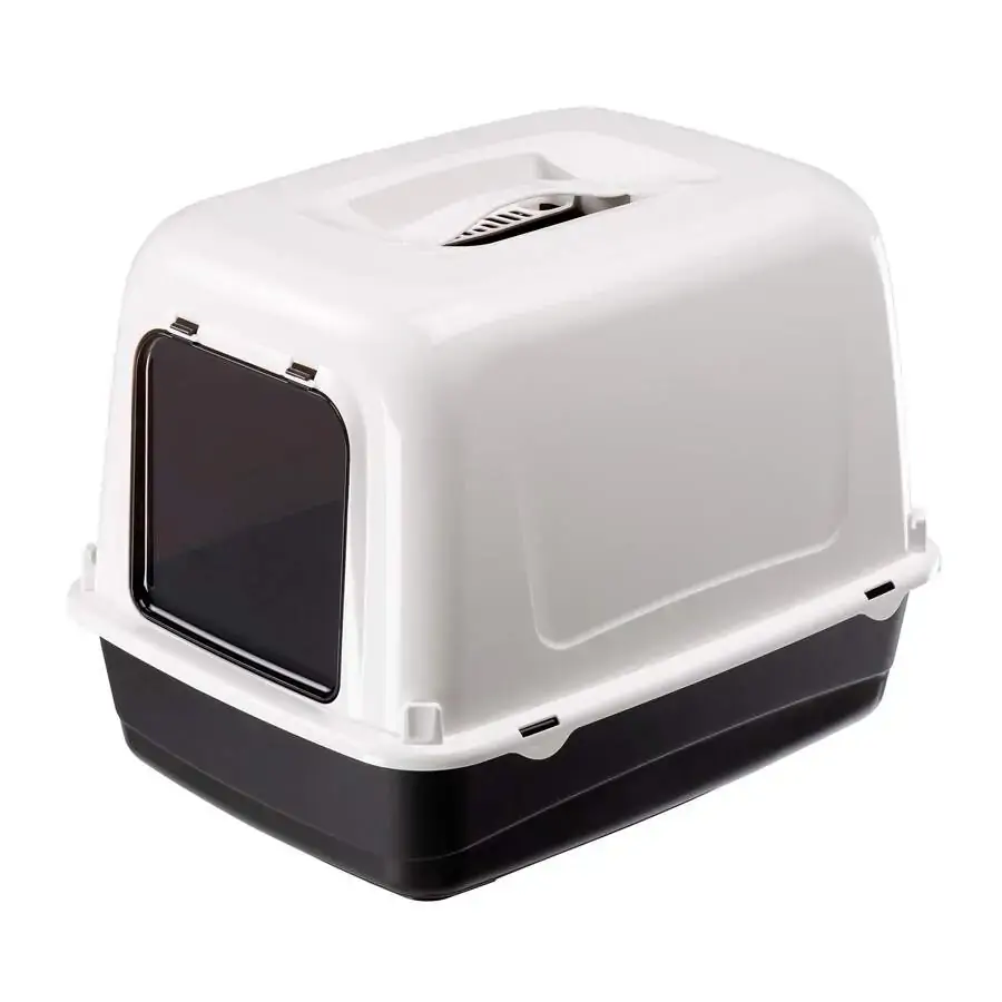 Banheiro Tiolet Clear Cat 10 Para Gatos Preto