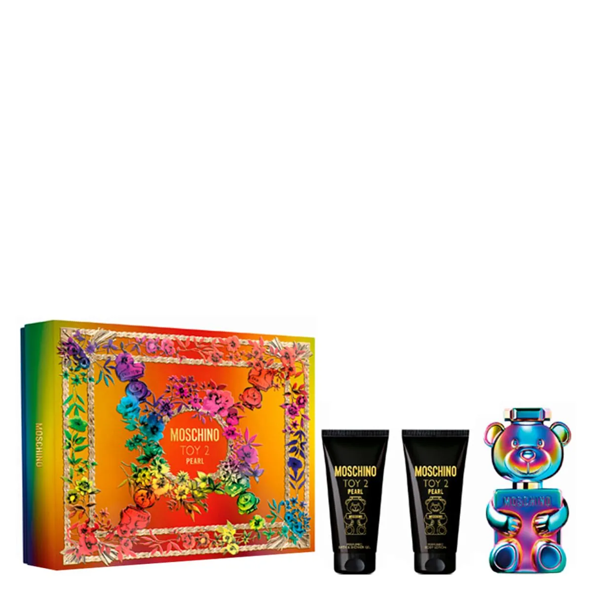 Kit Moschino Perfume Toy Pearl Eau de Parfum Masculino 50ml + Loção Corporal 50ml + Gel de Banho 50m