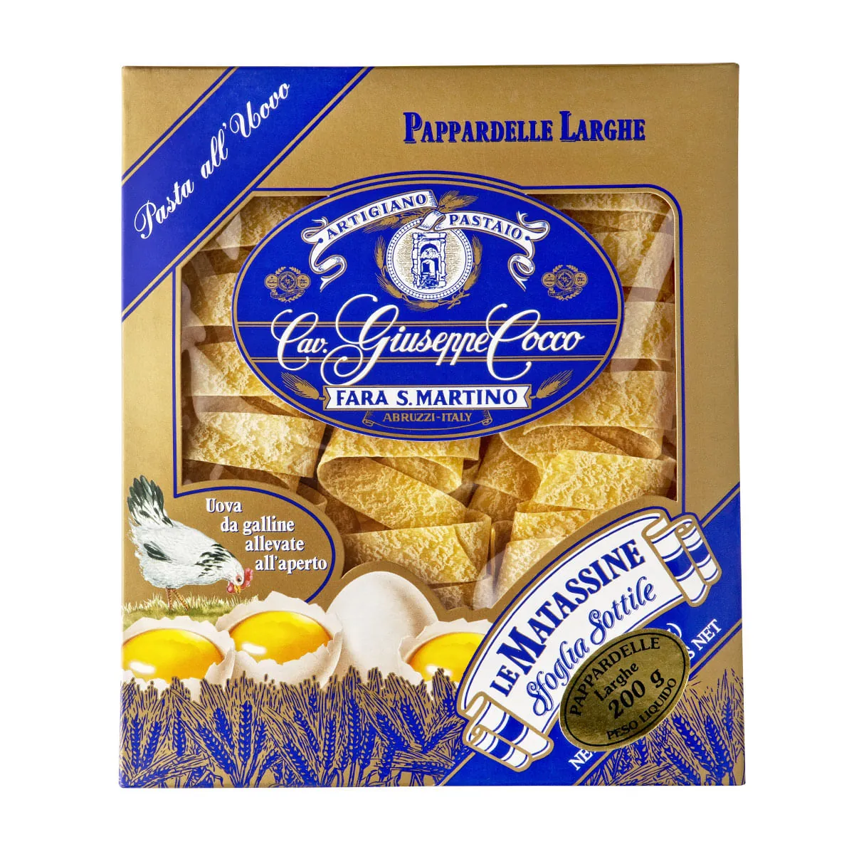 Macarrão Fara S Martino Pappardelle 200 Grs